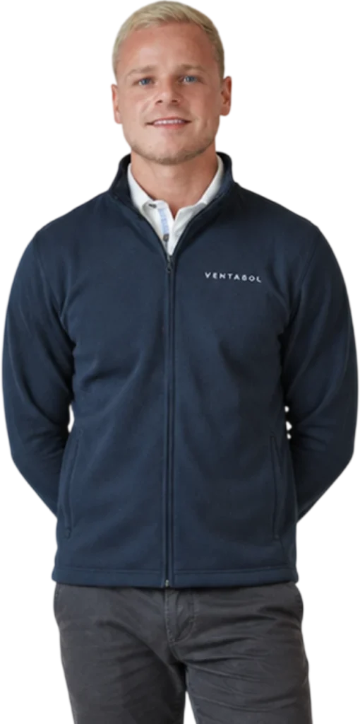 Adviseur van Ventasol in bedrijfsjas
